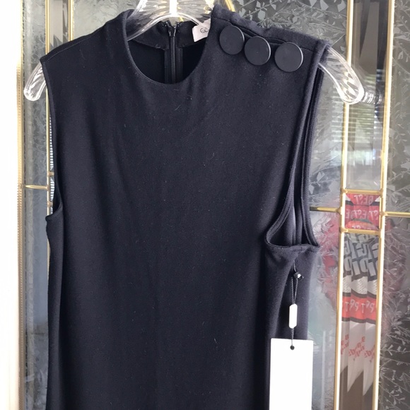Flattering Gorgeous Black Dress Calvin Klein Sz 6 - Picture 4 of 8